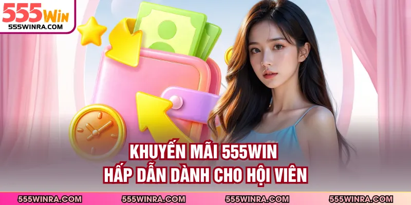 Khuyến mãi 555WIN hấp dẫn dành cho hội viên